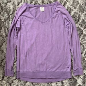 PINK Victoria’s Secret purple long sleeve tshirt